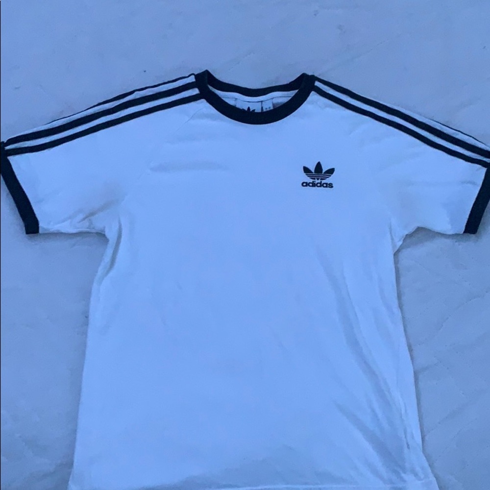 White adidas shirt